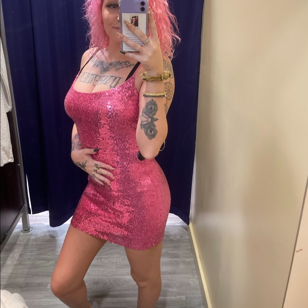 Pink dress